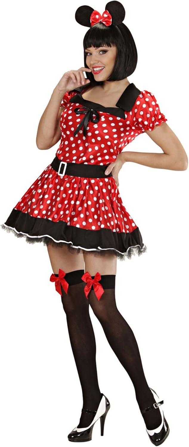 "MOUSE GIRL" (dress with sewn-in petticoat, ears) - (XL), XL