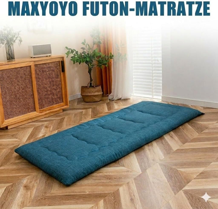 MAXYOYO Tragbare Faltbare Futon -Matratze, Hypoallergene Stoff- Und Speicherschaummatratzenpads Mit
