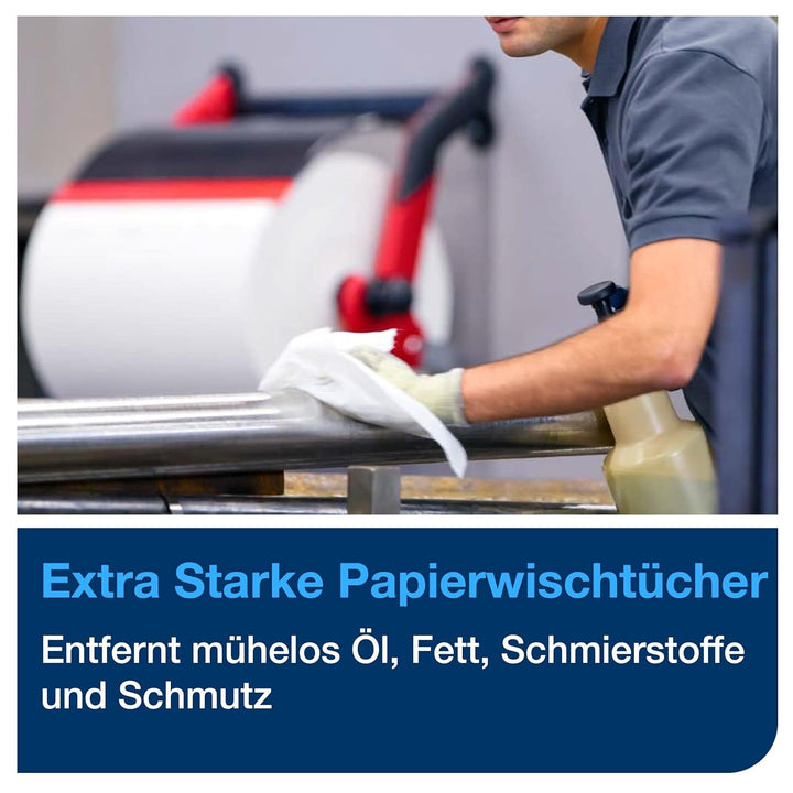 Tork Extra Starke Mehrzweck-Papierwischtücher Weiss W1/2, 2 נ350 Blatt, 473382 2 x 350 Blatt Weiss,