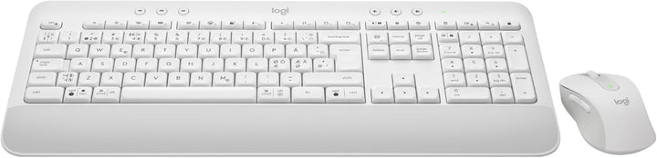 Logitech 920-011038 Tastiera Mouse Incluso Ufficio Bluetooth Qwerty Nordic Bianco (logitech Signatur