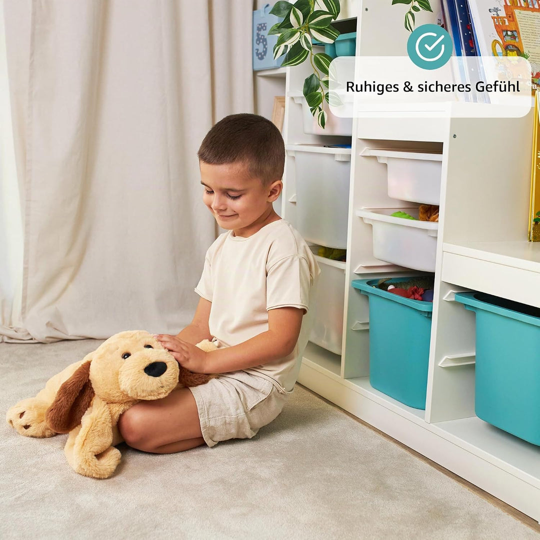 ODOXIA Sensorisches Kuscheltier für Kinder 2.3 KG | Plüsch Faultier für Entspannung &amp; Konzentration