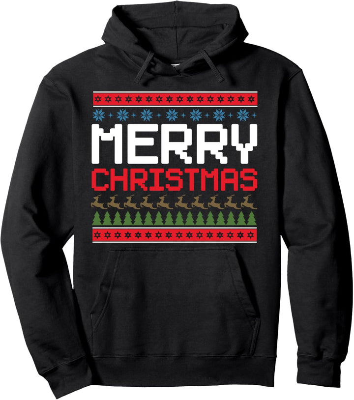 Merry Christmas Weihnachtsbaum Winter Advent Tannenbaum Pullover Hoodie