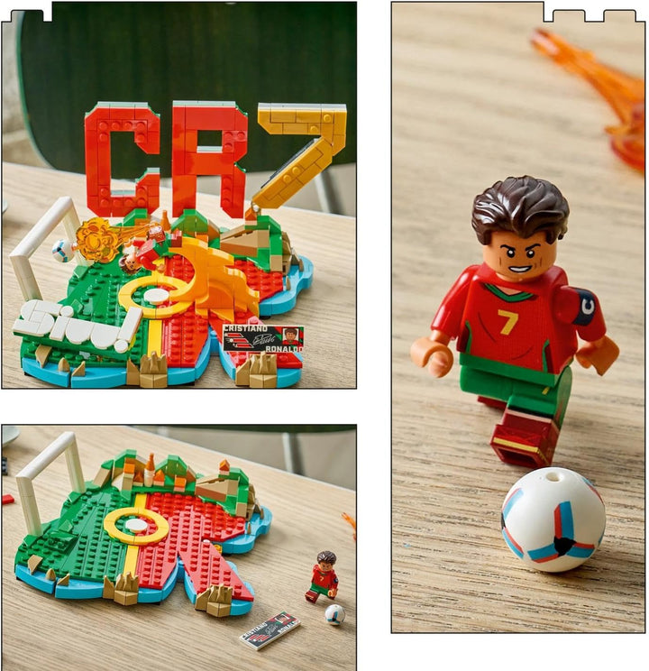 LEGO Editions Cristiano Ronaldo - Fussball-Highlights Spielzeug - 3D Modellbau mit Minifigur zum Sam