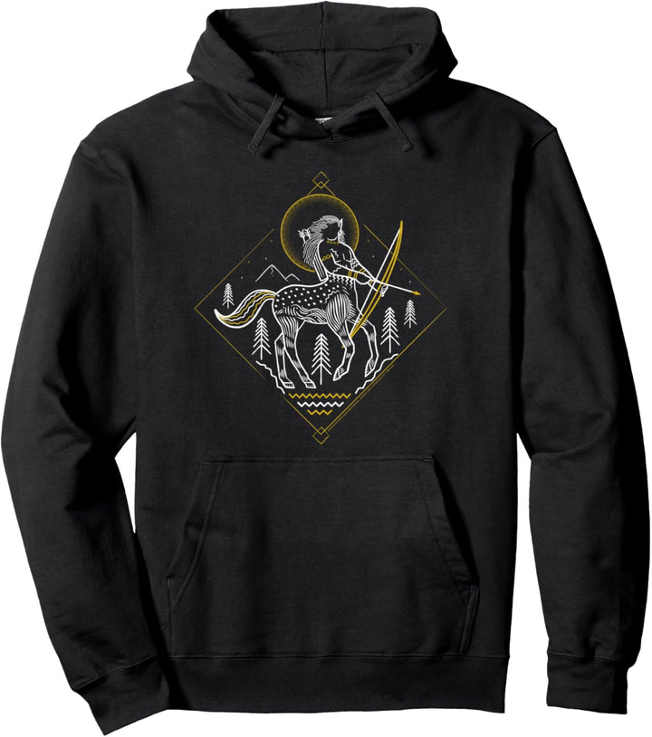 Harry Potter Centaur Line Art Pullover Hoodie