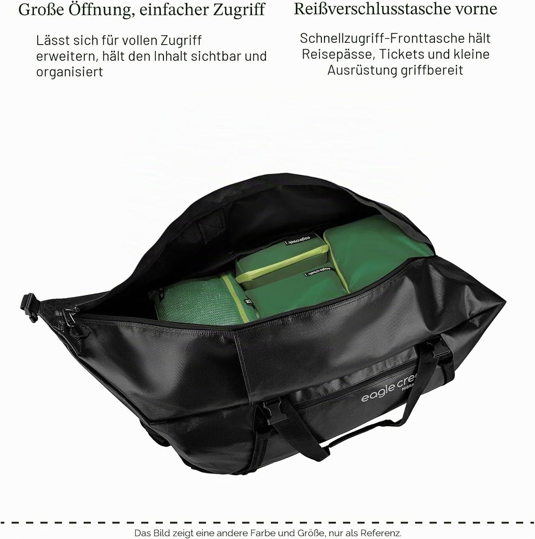 Eagle Creek Migrate Reiserucksack mit verstaubaren Rucksackgurten, Durchgehender Zugriff, breite Öff
