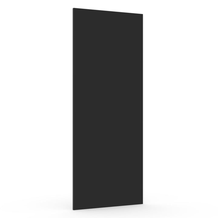 Kühlschrankfront Möbelfront 19mm Frontplatte Unterbau- Einbaukühlschrank nach Mass (Graphitschwarz (