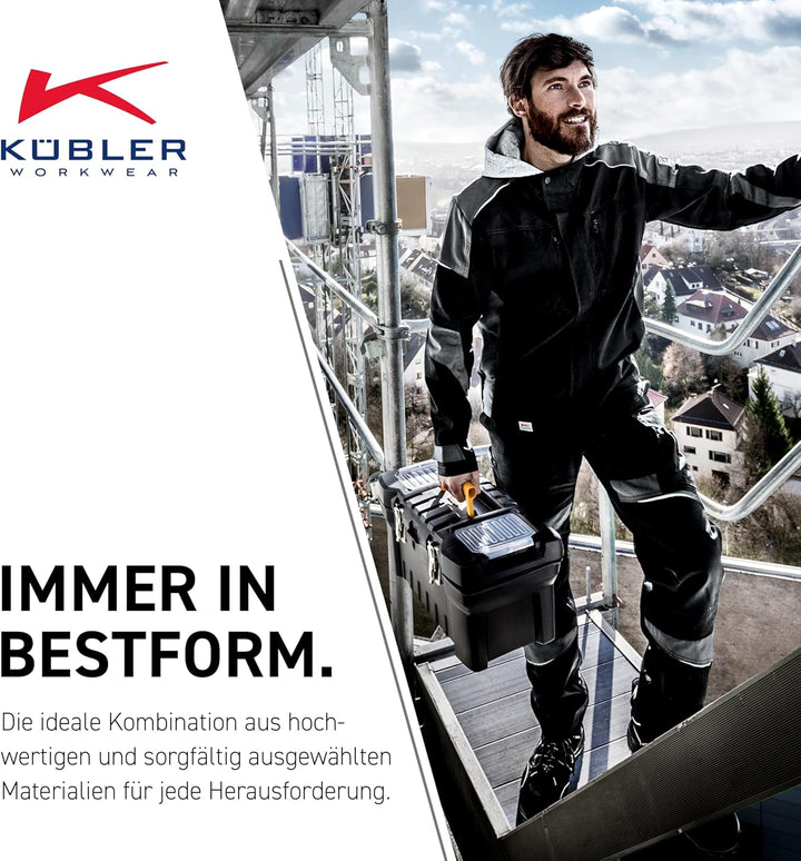 KÜBLER Workwear KÜBLER ACTIVIQ Arbeitshose anthrazit/schwarz Anthrazit/Schwarz 56, Anthrazit/Schwarz