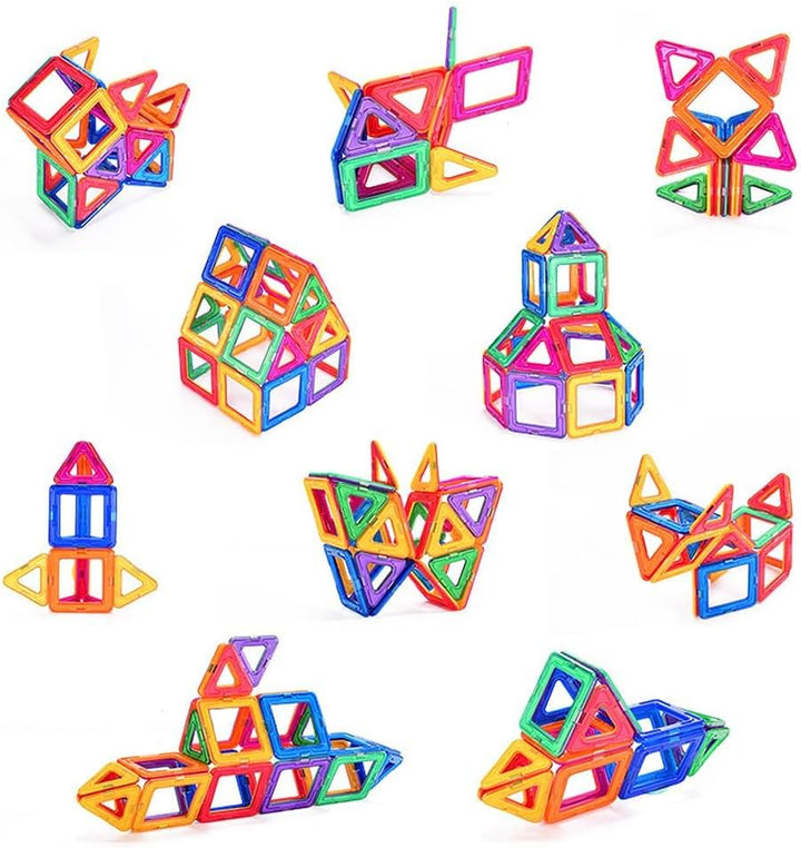 HIQE-FL 50 Teile Magnetische Bausteine,Magnetspielzeug,Magnet Spielzeug Magnetspiele Für Kinder Gesc