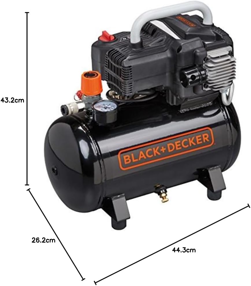 Black+Decker NKBN304BND309 Druckluft-Kompressor 12 Liter