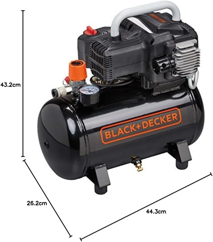 Black+Decker NKBN304BND309 Druckluft-Kompressor 12 Liter