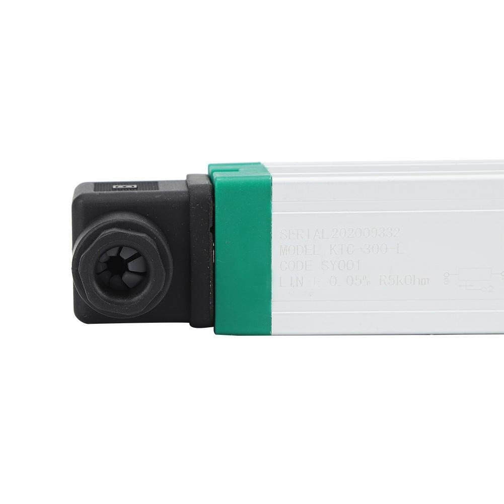 Walfront Elektronischer Lineal-Verschiebungssensor KTC-100 (1 x Wegsensor, Stecker, 3 Zubehör, 4 Sch