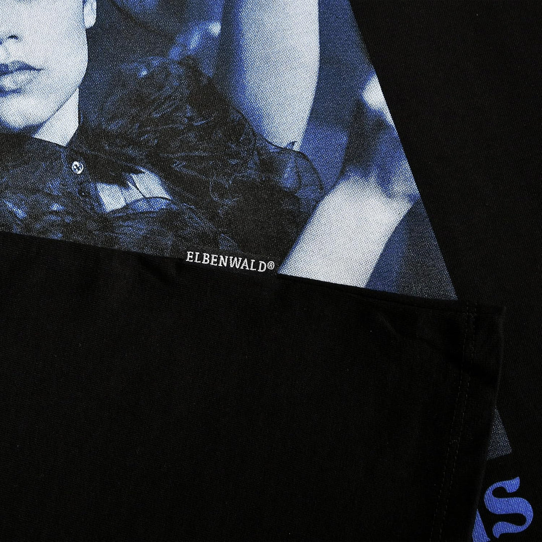 Elbenwald Wednesday T-Shirt mit verschiedenen Motiven für Herren Damen Unisex Baumwolle schwarz XS D