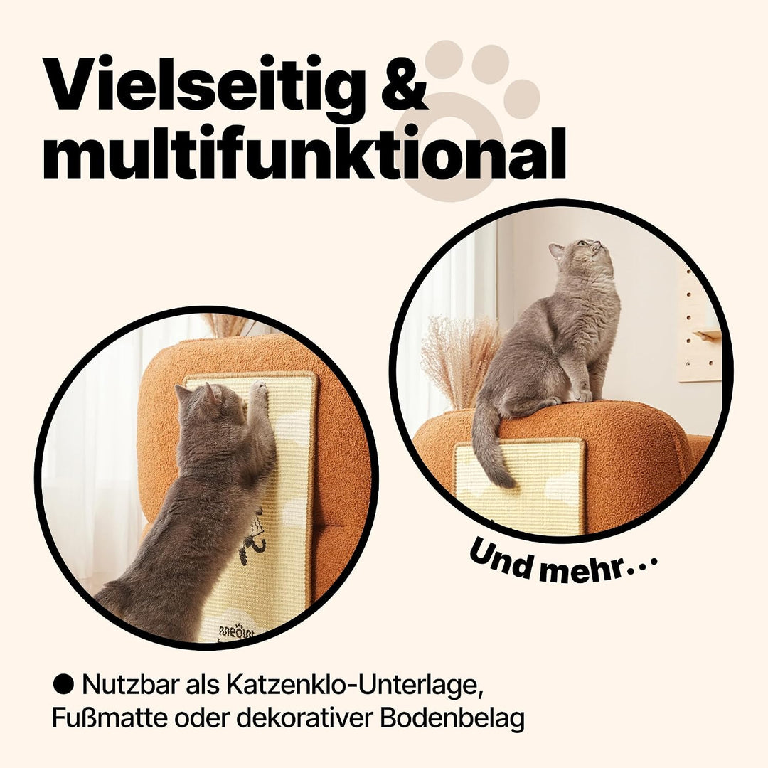 Kratzmatte für Katzen aus Sisal mit Motiv, Soar and Scratch, Soar and Scratch