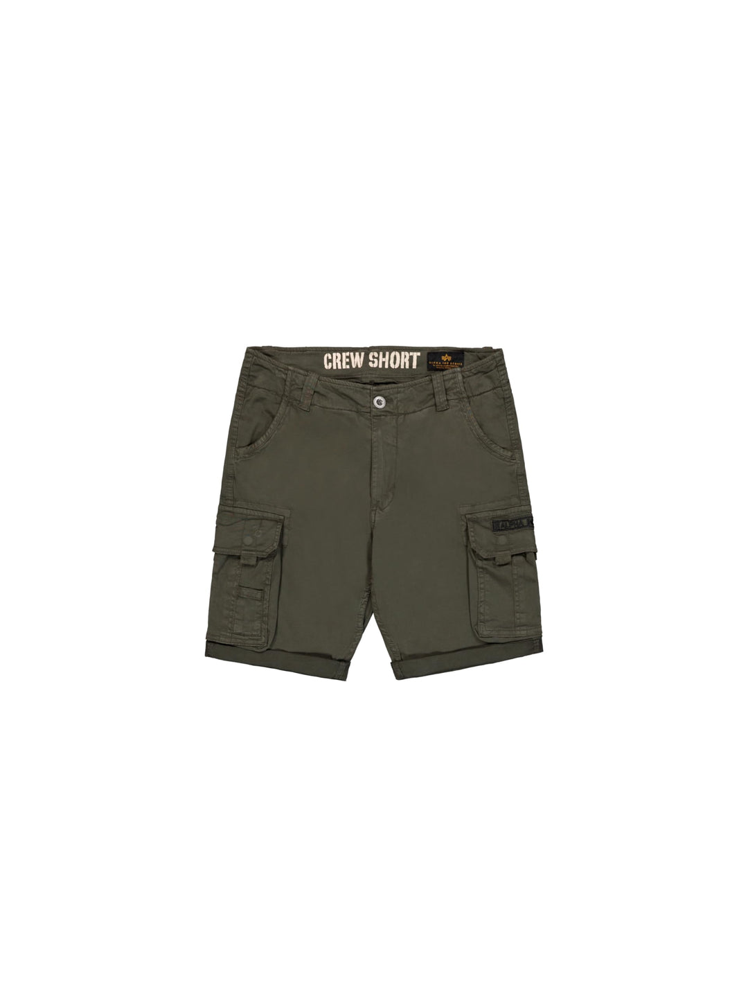 ALPHA INDUSTRIES Herren Cargos Crew Short Short für Herren 29 Greyblack, 29 Greyblack