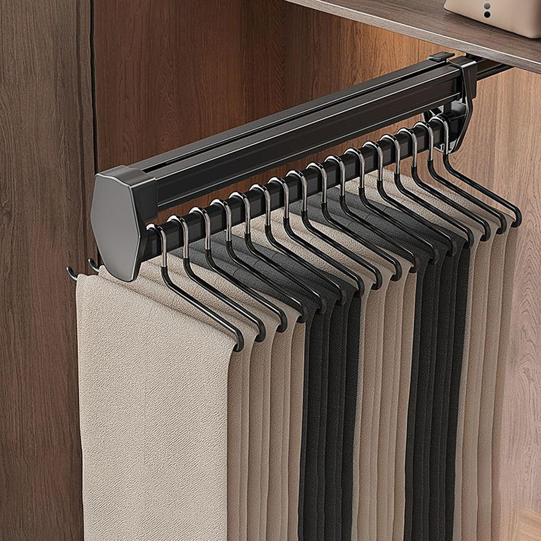 Hosenauszug Hosenhalter 26cmx10cm Hosenbügel Ausziehbarer Aluminiumlegierung Ausziehbarer Hosenständ