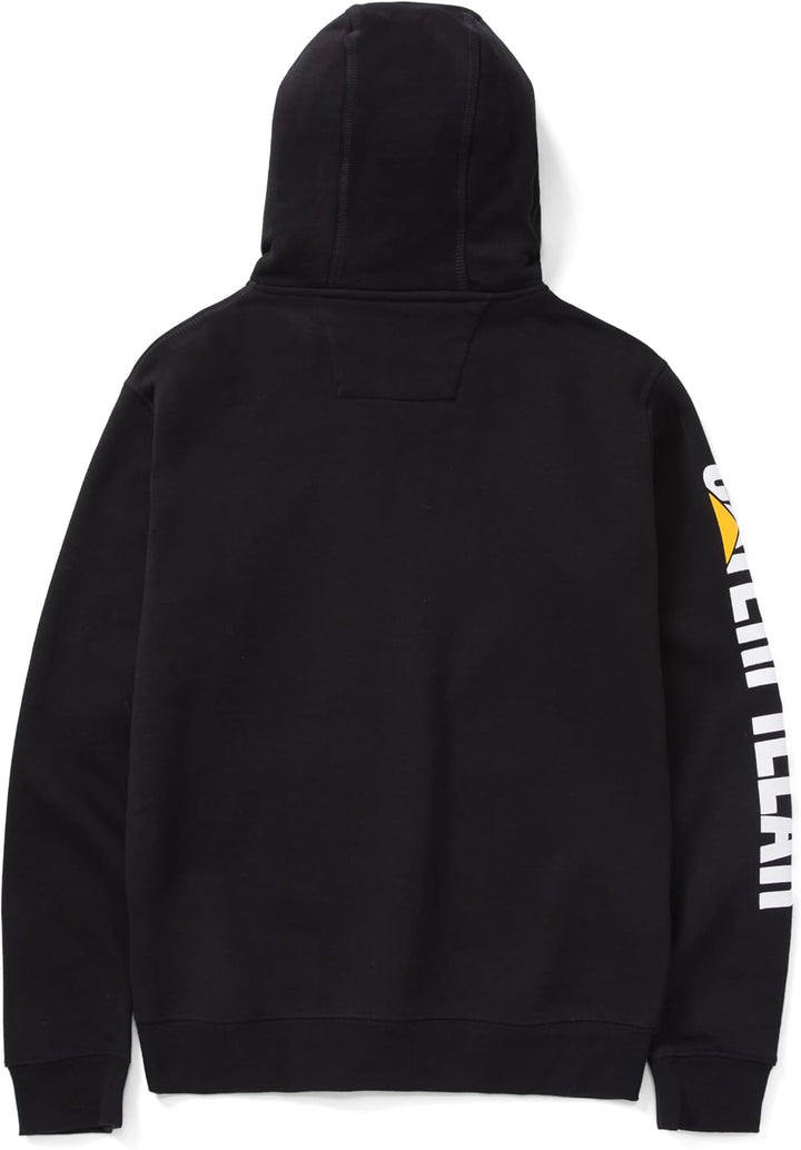 Caterpillar Herren Banner Zip Hoodie S Schwarz, S Schwarz