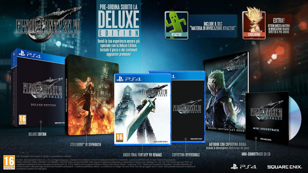 Final Fantasy VII HD Remake LIMITED DELUXE Edition (Deutsch spielbar)