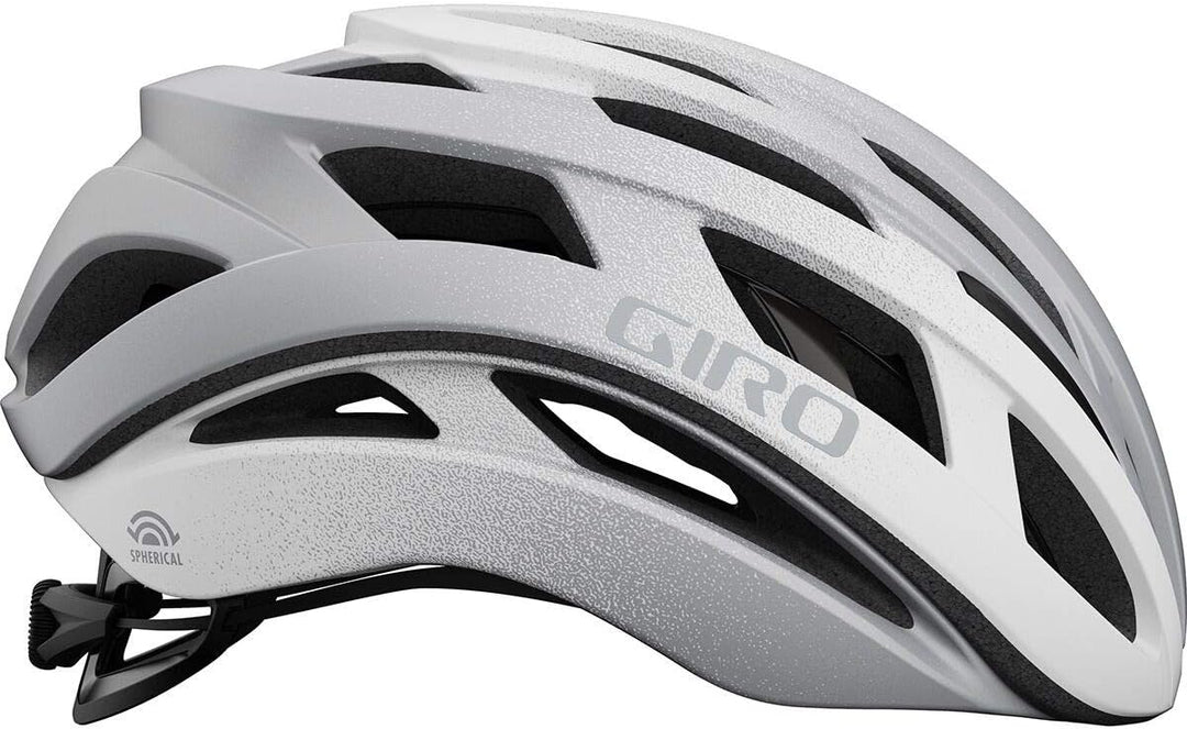 Giro Herren Helios Spherical Helm S Matte White/Silver Fade 22, S Matte White/Silver Fade 22