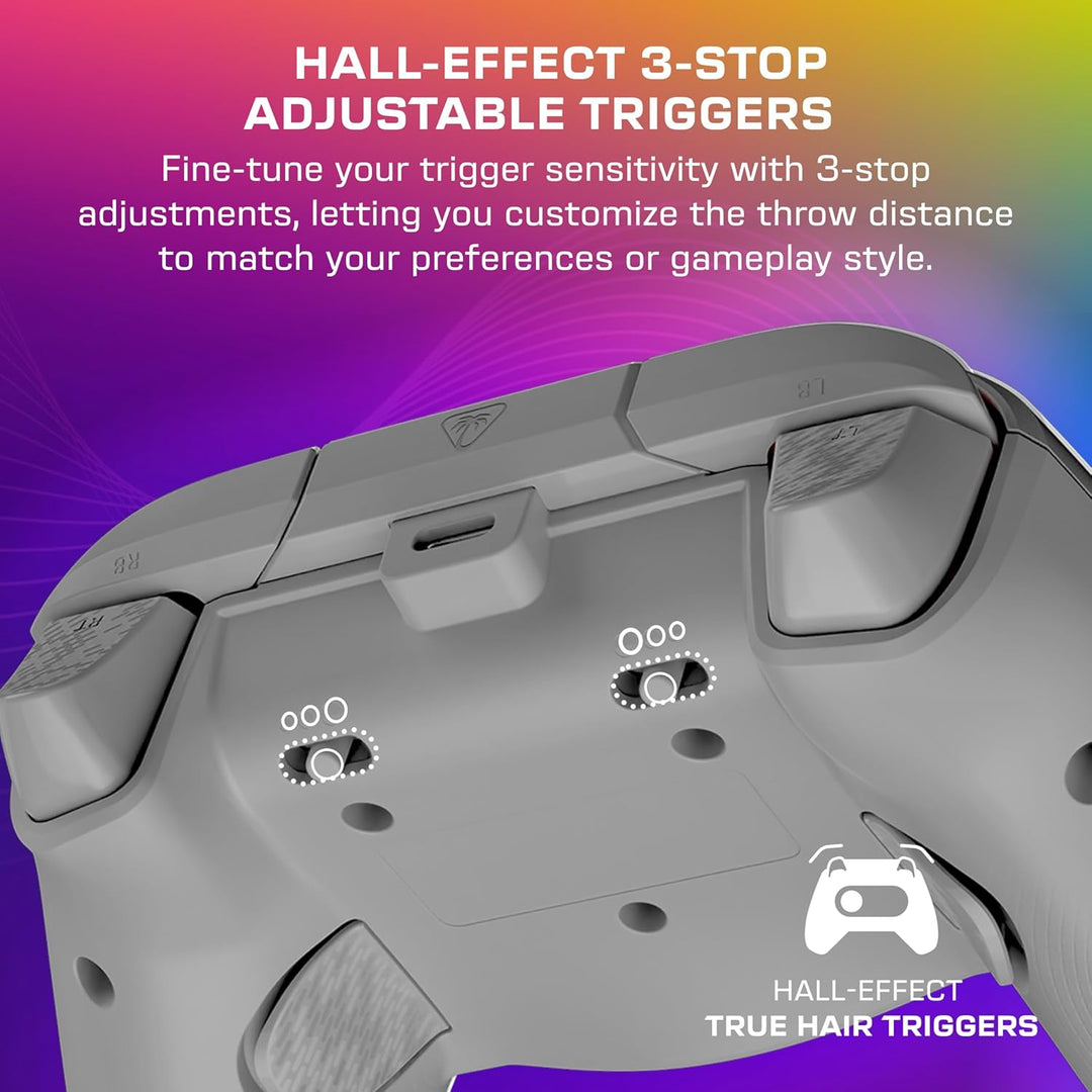 Turtle Beach Afterglow Wave Controller Grau Wired RGB Gaming Controller – Lizenziert für Xbox Series