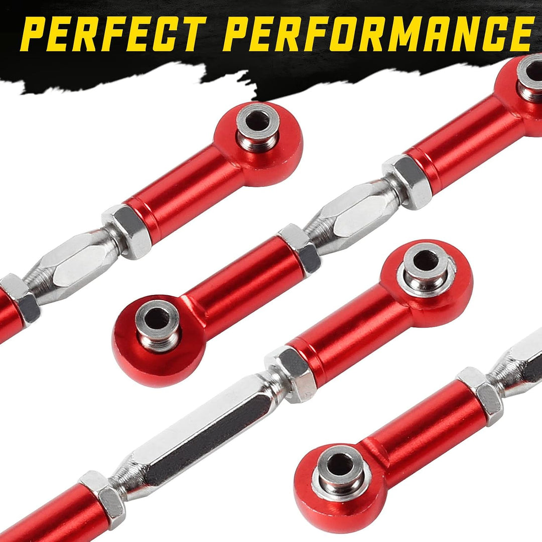 RCAWD RC Spannschlösser Link Set Spurstange für 1/10 ARRMA 3s Vorteks Senton Granit Big Rock Typhon
