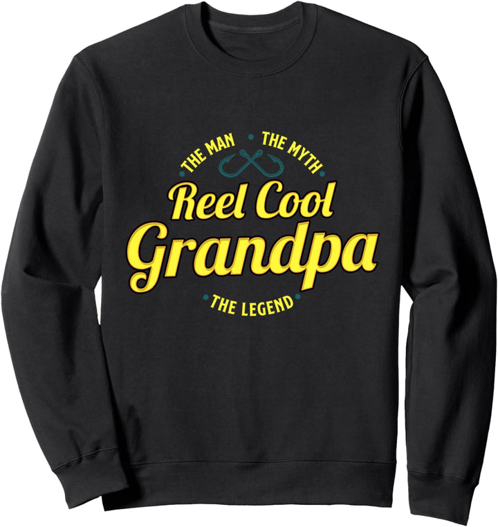 Angeln Opa Fischen Angler Grossvater Sweatshirt