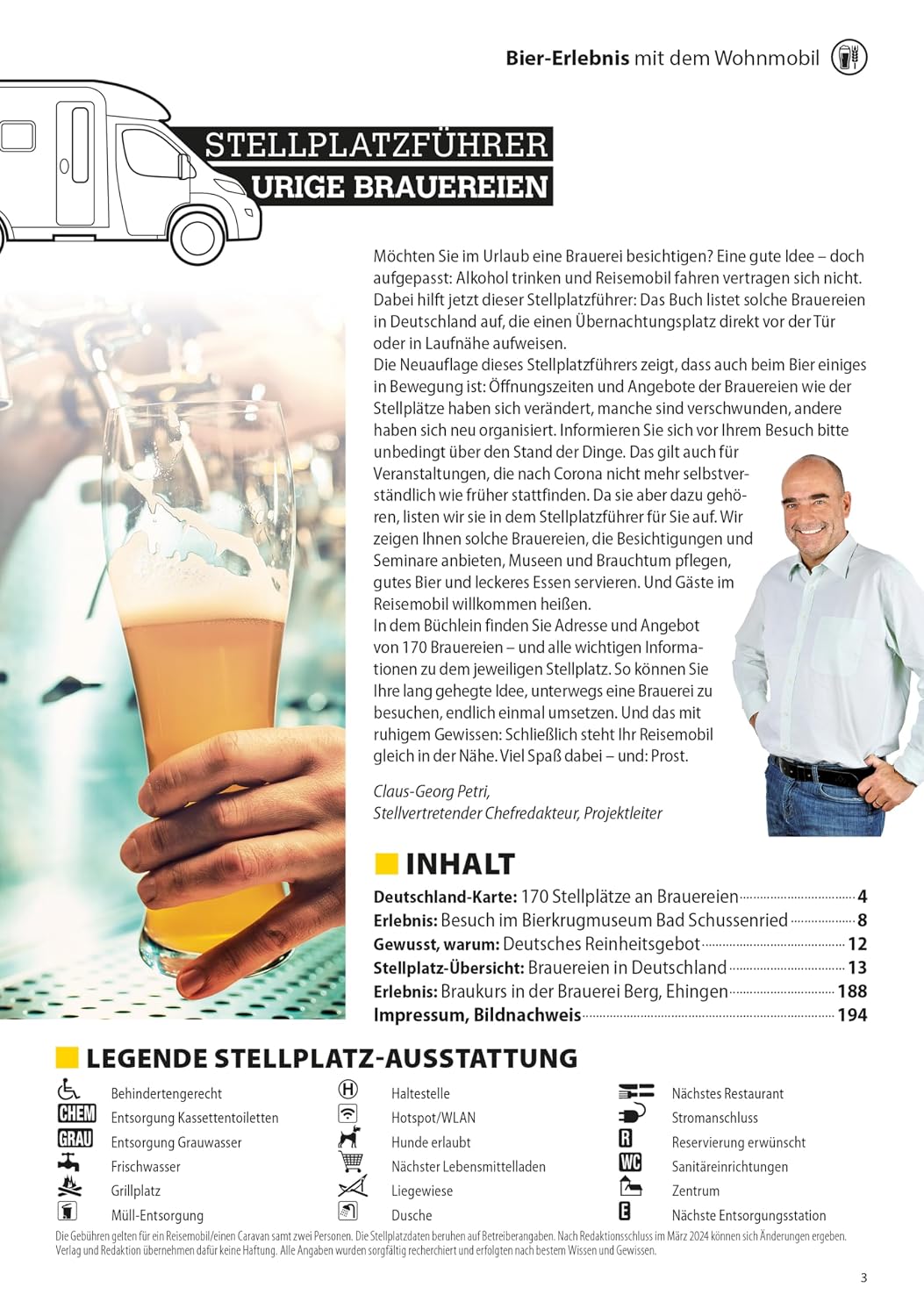 Stellplatzführer Urige Brauereien, aktualisierte Ausgabe: Bier-Erlebnis mit dem Wohnmobil (Stellplat