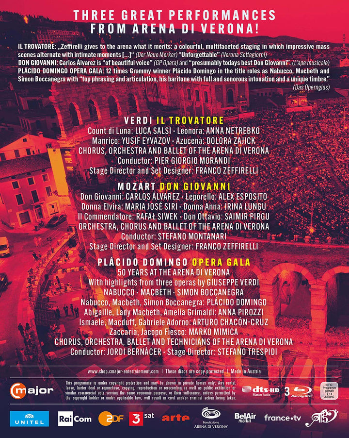 Arena Di Verona Box [Blu-ray], Blu-ray