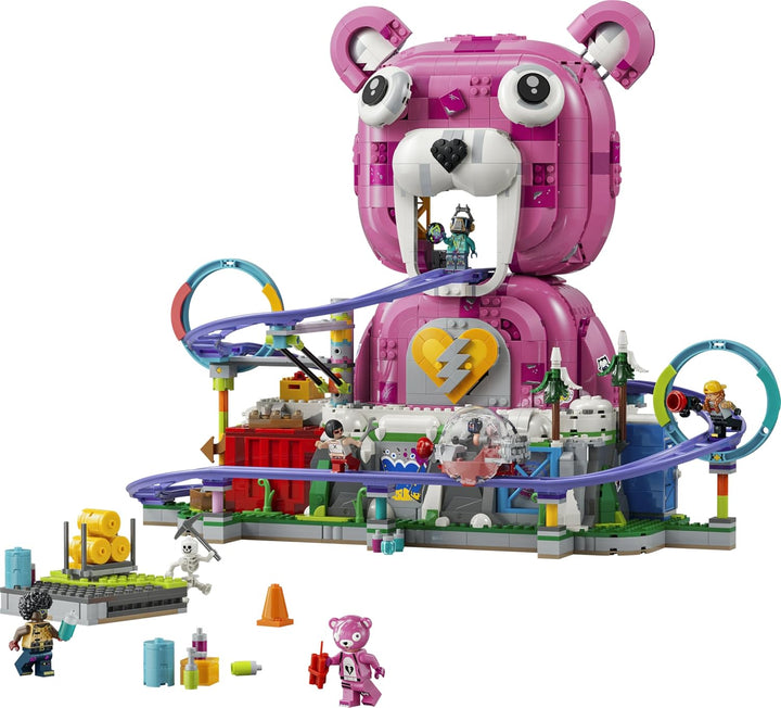 LEGO Fortnite Rave Cave - Interaktives Spielzeug mit Freizeitpark-Modell und 6 Minifiguren - Zimmerd