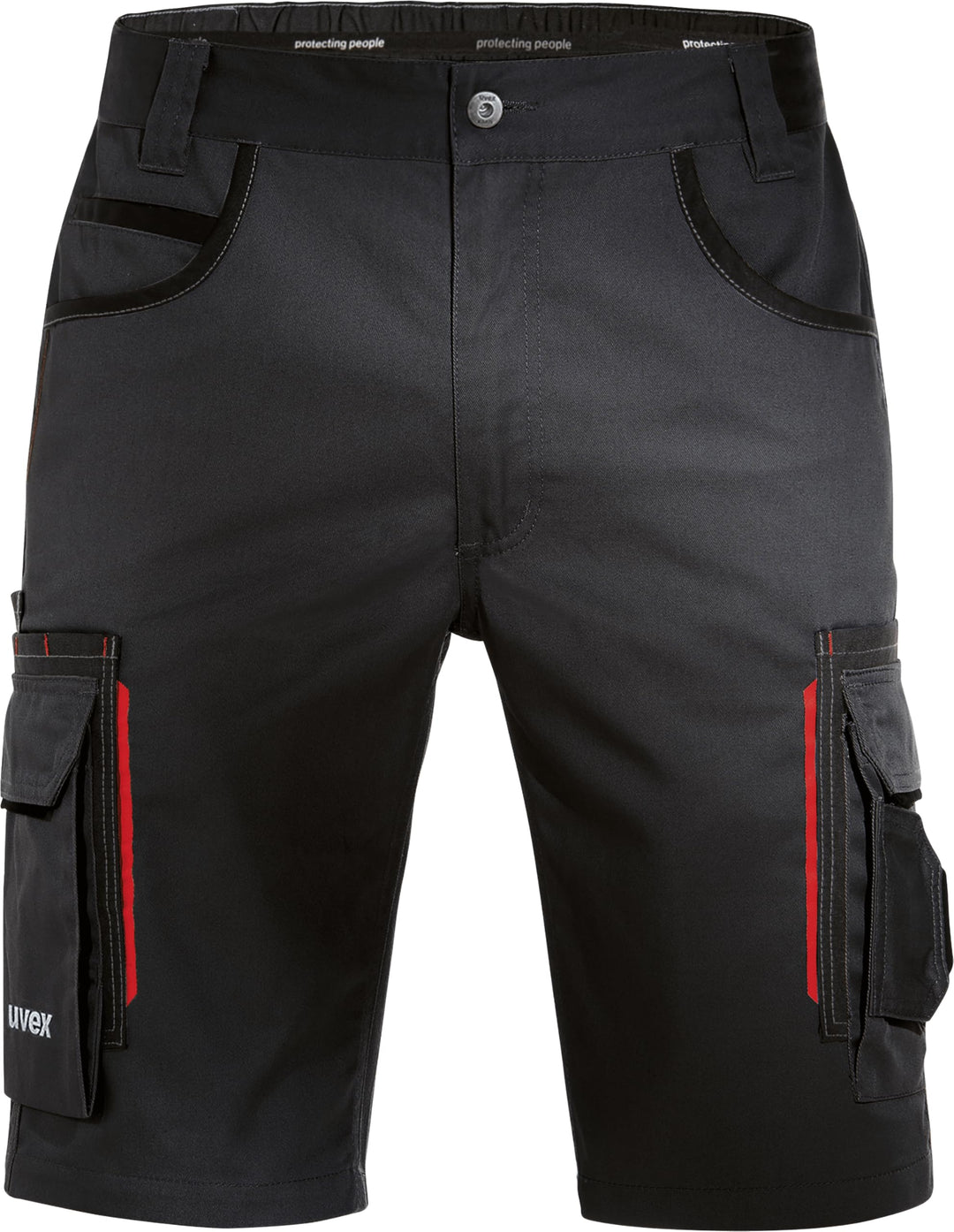uvex Tune-up Herren-Arbeitshose kurz - Männer-Arbeitshosen mit Stretch-Bund - atmungsaktive Sommer-A