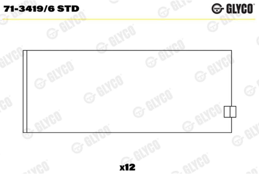 Glyco 71-3419/6 STD Pleuellager