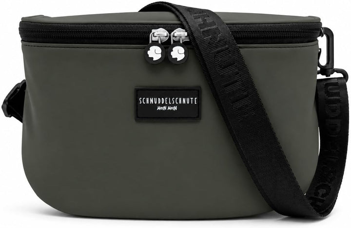 Leckerlibeutel Hund - Crossbody Gassitasche mit Kotbeutelspender und Flaschenfach, wasserabweisende
