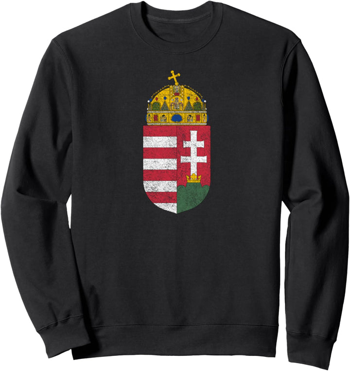 UNGARN FLAGGE UNGARISCHES Wappen BUDAPEST Sweatshirt