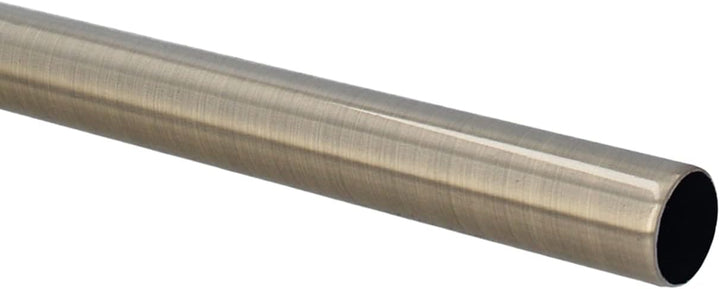 Sento 25/16mm Metall Gardinenstange Vorhangstange 2-läufig Messing Antik Classic 200 cm (2 Stangen 2