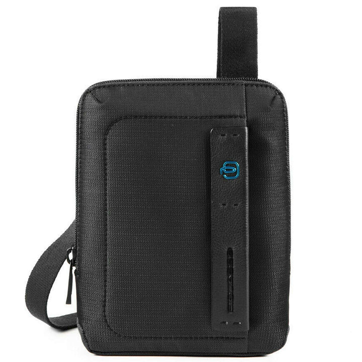 PIQUADRO Herren Umhängetasche mit iPad mini Halter Schwarz Einheitsgrösse, Schwarz Einheitsgrösse