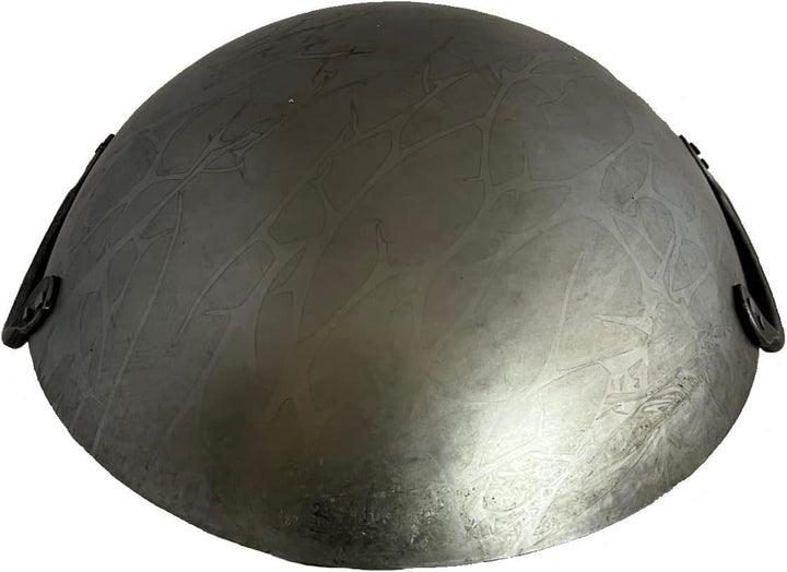 Wok 30 cm Ø mit 2 Griffen und rundem Boden für Gas Herd Induktionsmulde Grill Gastronomie Wokpfanne