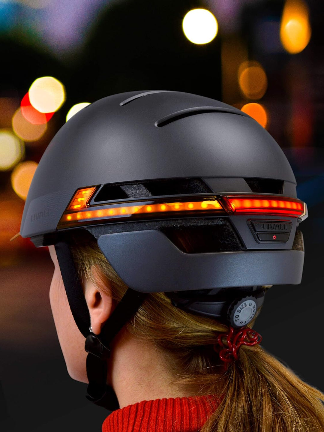 Erwachsene Musik, Rücklicht mit Tag/Nacht Automatik, Blinker, Navigation, Anruffunktion und SOS-Syst