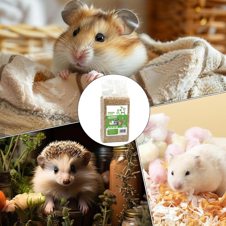 Small Animal Bedding, Natural Odor Control Substrate, Soft Nesting Material, Absorbent Lining for He