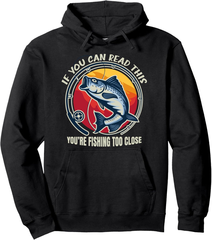 Fischer Karpfen Fisch Angelrute Hobby Angler Lustiges Angeln Pullover Hoodie