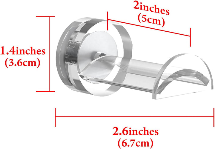 GEEKRIA Acryl Magnetischer Headset-Halter, Gaming Kopfhörerhalter für Over-Ear, On-Ear-Kopfhörer, Ma