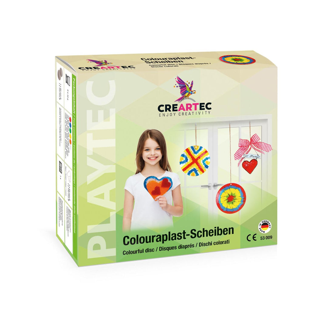 CREATIV DISCOUNT Schmelzgranulat/Colouraplast Scheiben Set, Scheiben Set