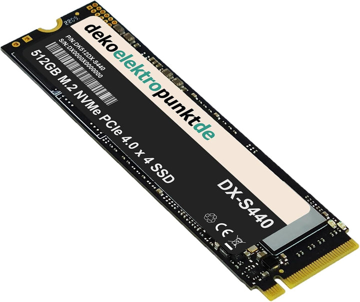 512GB M.2 SSD Gen4 passend für ASUS TUF Gaming B660M-E D4 Mainboard 512GB - PCIe 4.0 x4, 512GB - PCI