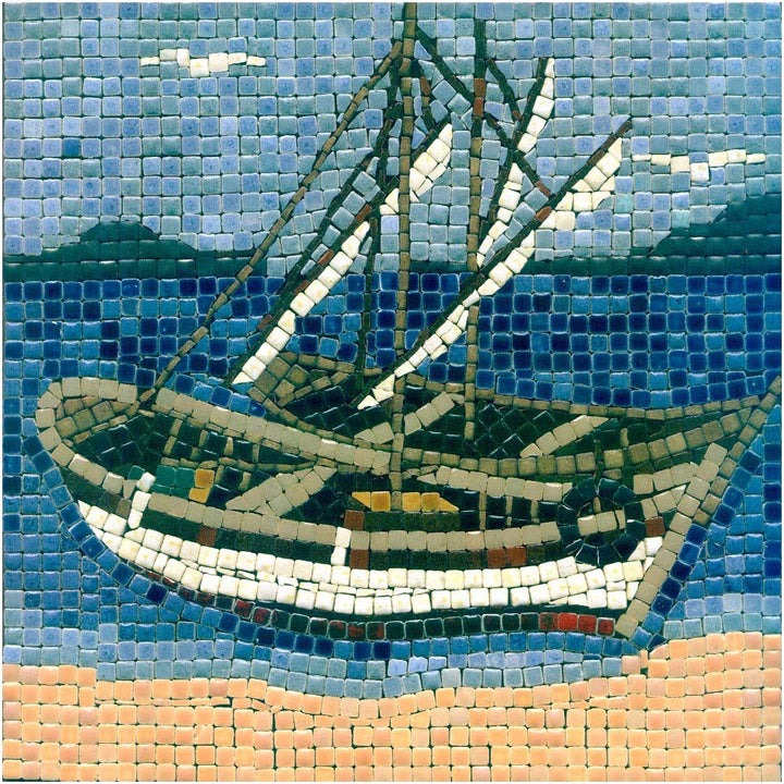 ALEA Mosaic Mosaik bastelset, DIY 20x20cm, Boot, Boot