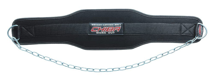 Chiba Trainingshilfe Dipping Belt, Schwarz, One size, 40890