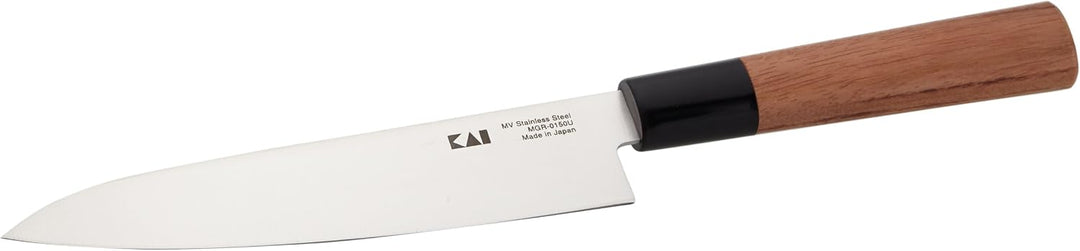 KAI Seki Magoroku Red Wood Griff Allzweckmesser mit red Wood Griff, Klinge 15,0 cm, MGR-0150U