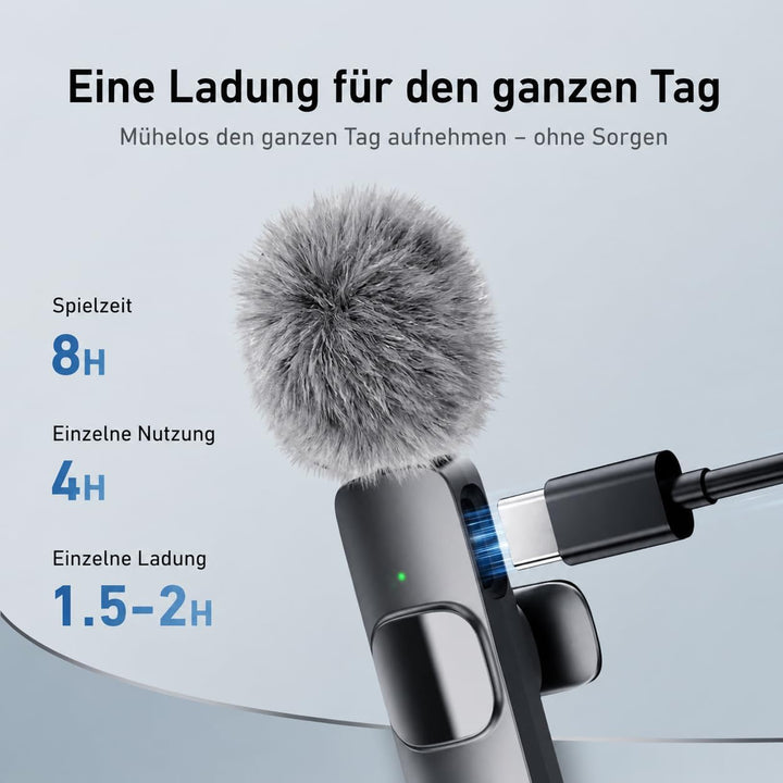 YRF Mikrofon für iPhone Android, mikrofon Handy, mini mic ansteckmikrofon