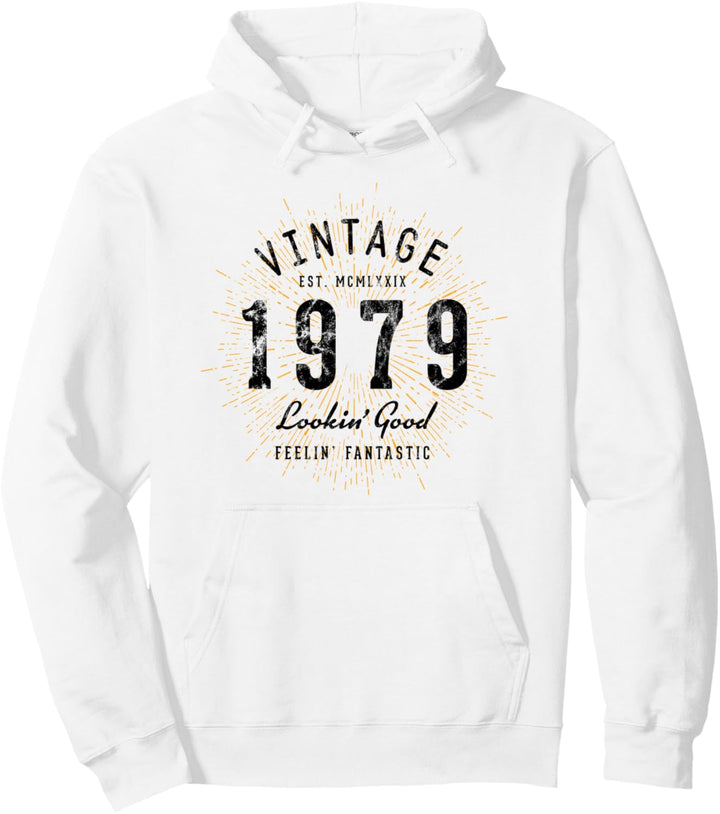 Vintage Geburtstag geboren 1979 Pullover Hoodie
