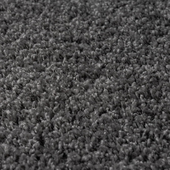 VIMODA Prime Shaggy Teppich Farbe Anthrazit Hochflor Langflor Teppiche Modern, Masse:140x200 cm Rech