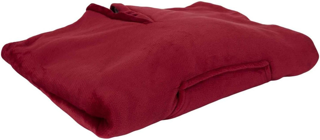 HOME DECO FACTORY, TX91681, Red Sherpa Inner Hoodie, Ultimate Comfort, Modern Style, Versatile as a