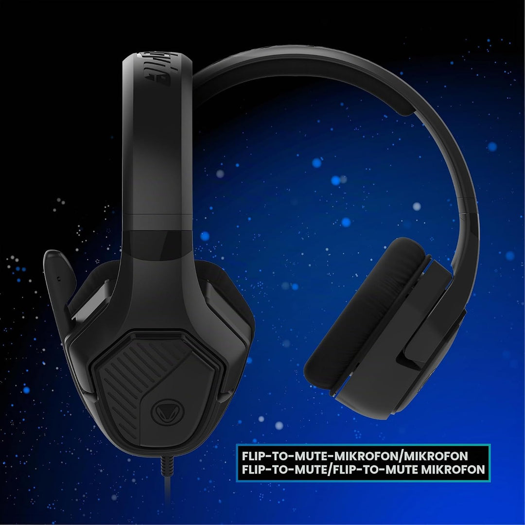 Snakebyte PS5 Gaming-Headset - für PS5/ PS4/ Xbox/Switch, starker 50MM Audio-Treiber, geräuschisolie
