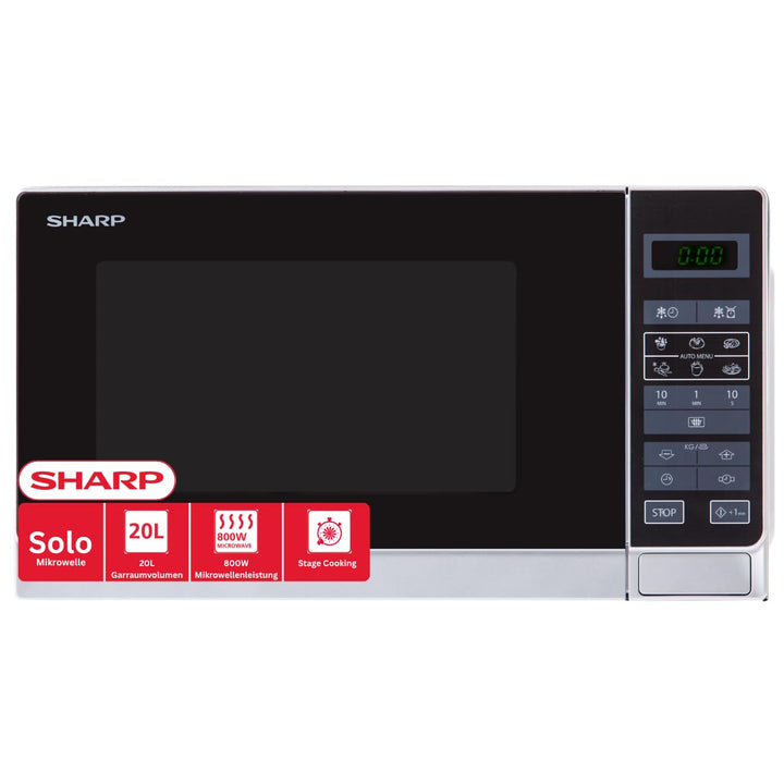Sharp Electronics R242WW Mikrowellengerät Weiss, Weiss
